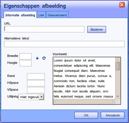 Venster om een afbeelding mee toe te voegen